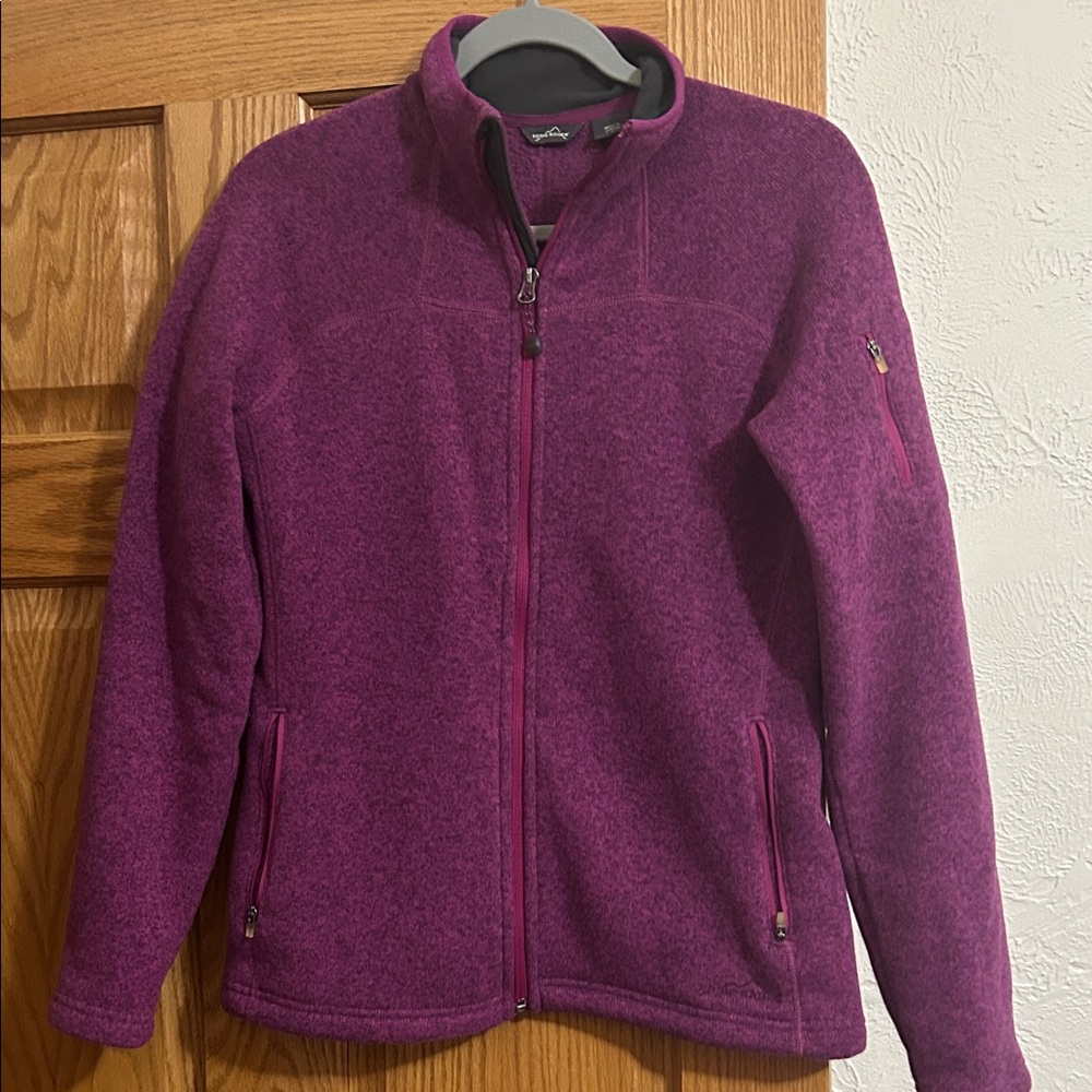 Eddie Bauer women’s Purple Fleece Jacket